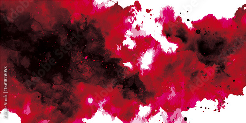 A purple and black backdrop with abundant smoke rising from both the top and bottom corners. abstract vintage randomly painted canvas, fabric with color paint spots and blots texture for design	