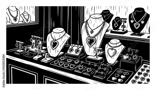 jewelry display stand vector engraving