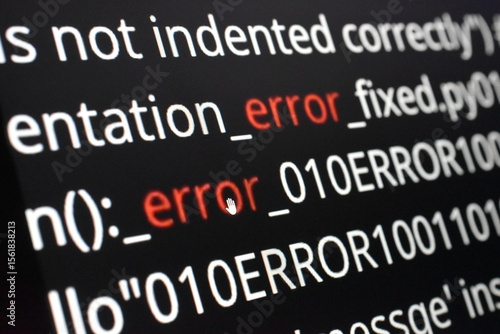A collection of programming and computer science images displaying software code on a dark monitor screen with highlighted 