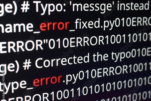 A collection of programming and computer science images displaying software code on a dark monitor screen with highlighted 