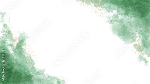 green watercolor background, 4k ressolution