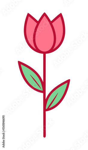 Tulipan grafika