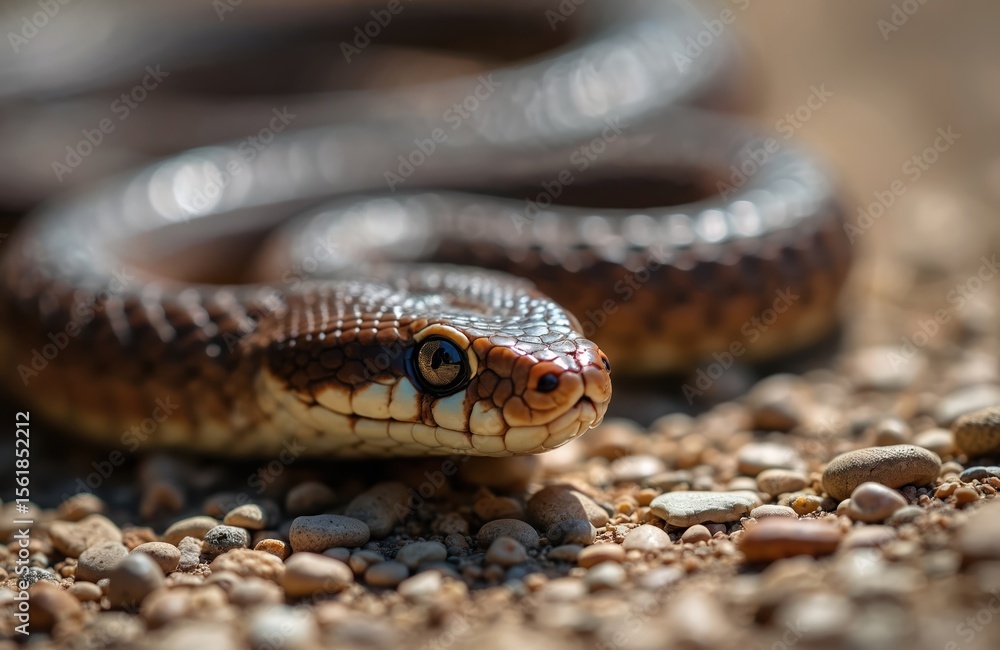 Close-up asp viper, Vipera aspis. Snake on rocky ground. Poisonous reptile with beautiful eyes. Wildlife, nature photo, animal, predator, fauna, snake skin. Close-up asp viper, Vipera aspis. Snake on rocky ground. Poisonous reptile with beautiful eyes. Wildlife, nature photo, animal, predator, fauna, snake skin.