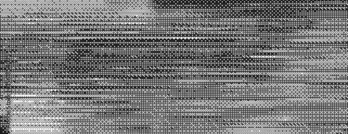 Static and Interference on an Old Television Screen in style y2k brutalism pixel. Monochrome . Black and white.