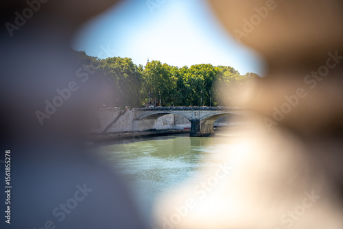 river water channel in the center of the Rome