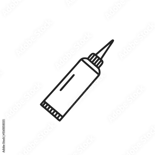 icon, silicone sealant bottles with pointed spout