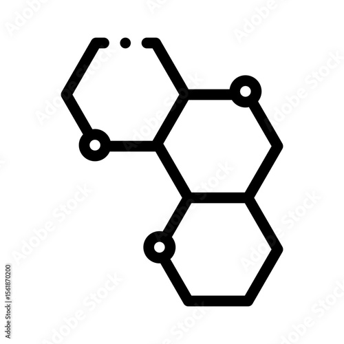 ionic bond line icon