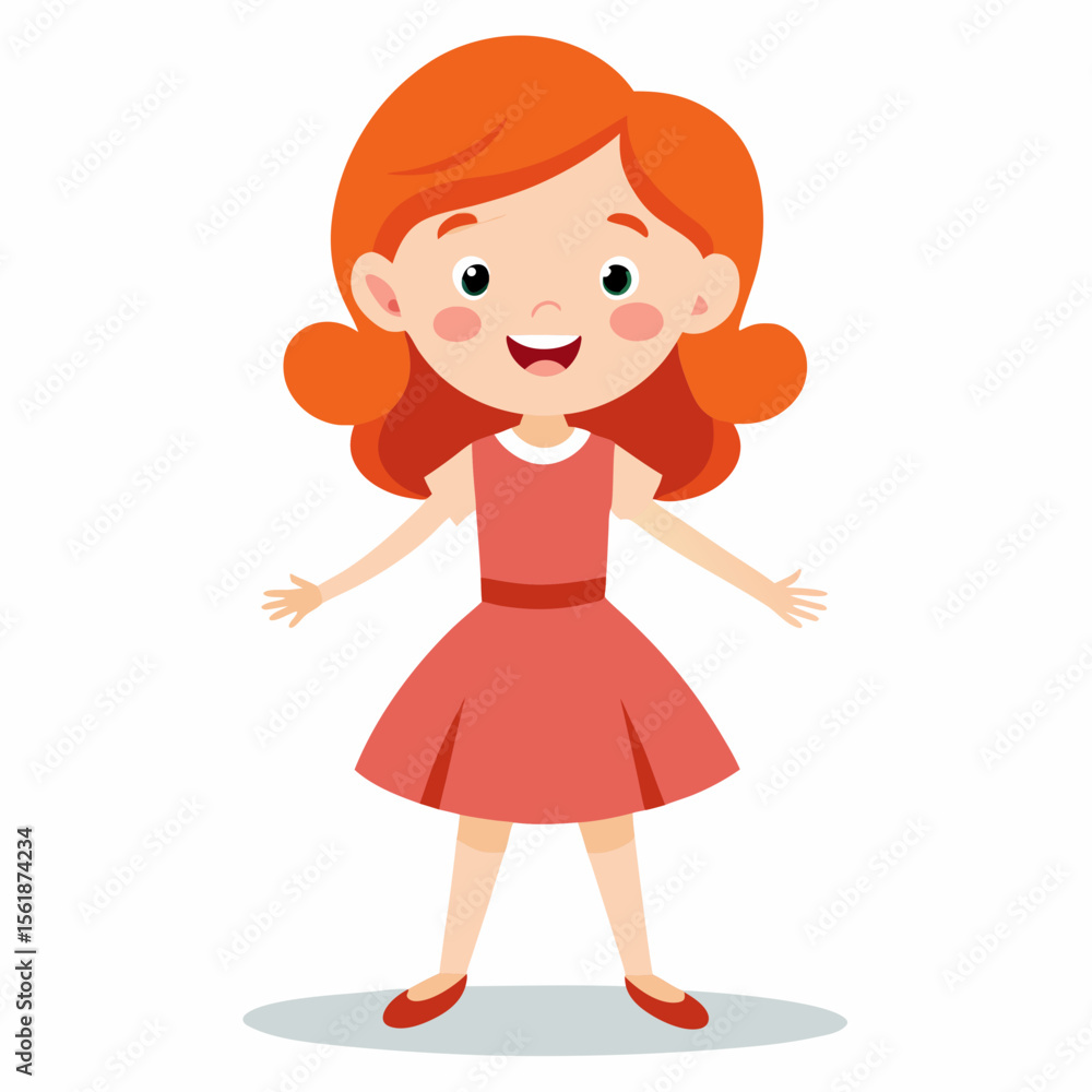 happy redhead girl, red hair girl, ginger girl, smiling girl, cheerful child, joyful girl, girl in dress, cute girl, full body girl, full-length girl, standing girl, cartoon girl, child character, red happy redhead girl, red hair girl, ginger girl, smiling girl, cheerful child, joyful girl, girl in dress, cute girl, full body girl, full-length girl, standing girl, cartoon girl, child character, red