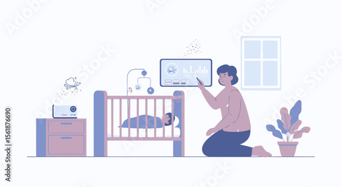 Monitoring Baby's Health Data Using Smart Technology In The Nursery Room