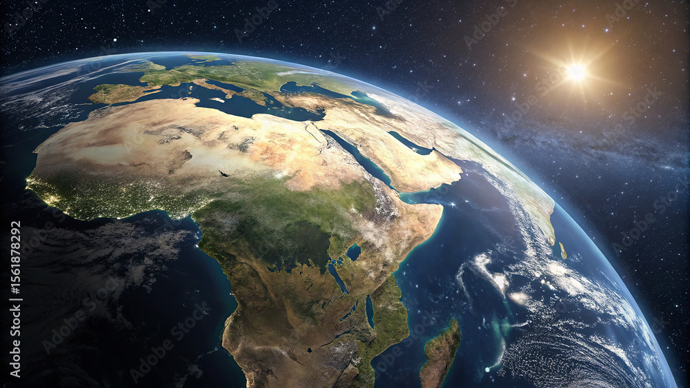 Fototapeta premium earth in space