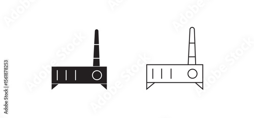 Wi-Fi Router and Network Device Icon