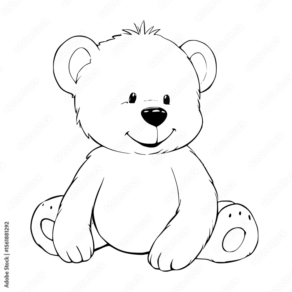 Fototapeta premium Teddy bear cute vector