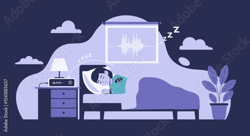Analyzing Sleep Patterns Person During Night Using Modern Technology Devices