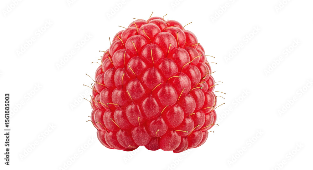 Isolated Red Raspberry Isolated Red Raspberry