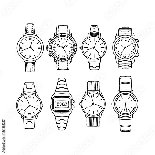 Various wristwatches