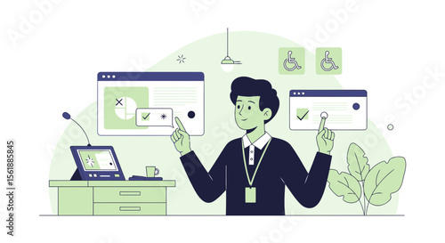 Presentation Of Accessible Technology Solutions For Inclusive Communication And Collaboration
