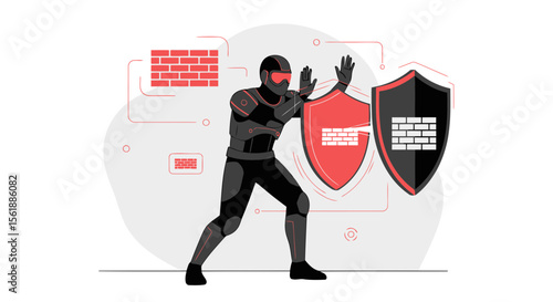 Cyber Security Protector Securing Network Against Threats and Protecting Digital Assets