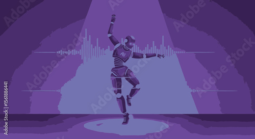 Dancing Robot Exploring New Rhythms and Artistic Expression in a Modern Environment
