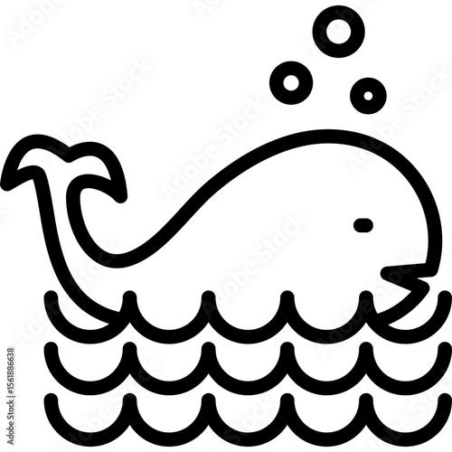 Photography Whale Icon