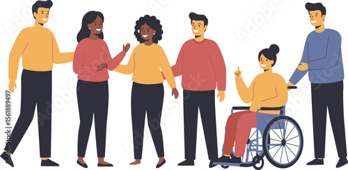 Elderly Support Scene