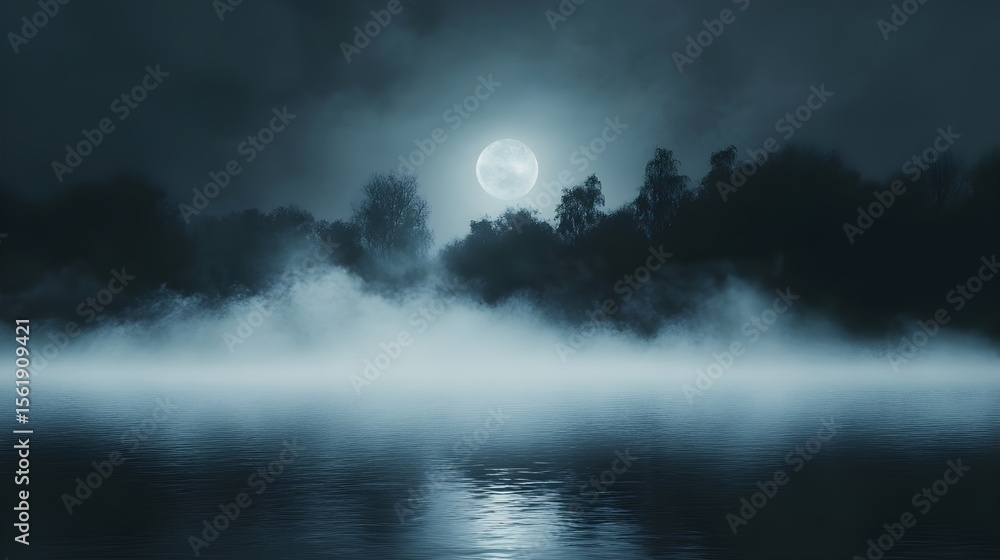 Fototapeta premium misty morning in the forest