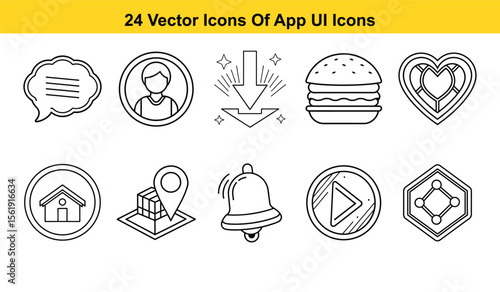 Versatile vector graphic design with a broad spectrum of colors and clean typography for various applications