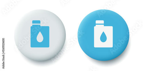 Motor oil vector icon. Vector icon isolated on white background.