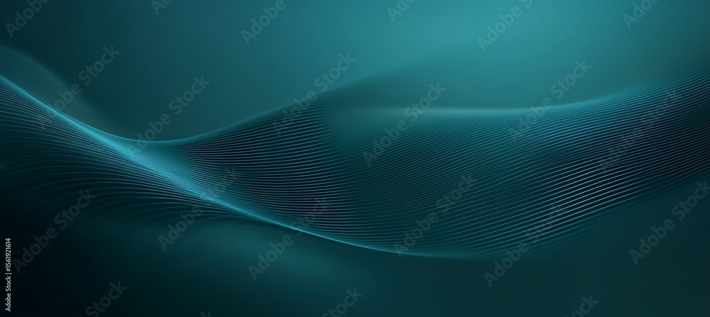 Smooth Curves and Structured Geometric Lines Intertwine Seamlessly Across a Stylish Monochrome Teal Abstract Digital Background Smooth Curves and Structured Geometric Lines Intertwine Seamlessly Across a Stylish Monochrome Teal Abstract Digital Background