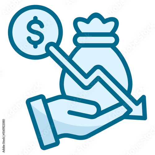 Financial Loss Icon