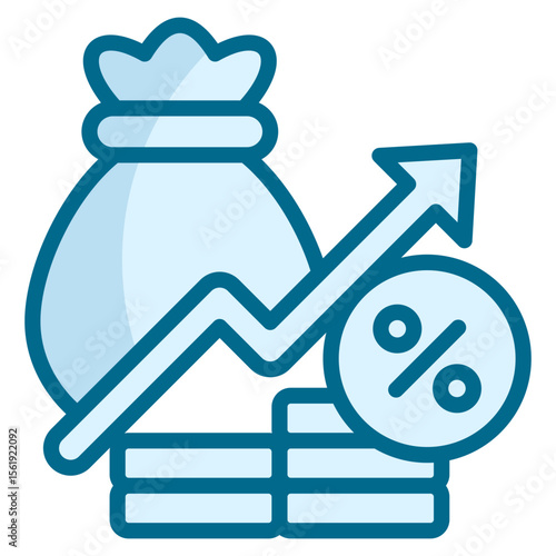 Economic Inflation Icon