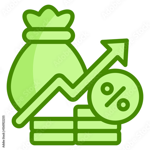 Economic Inflation Icon