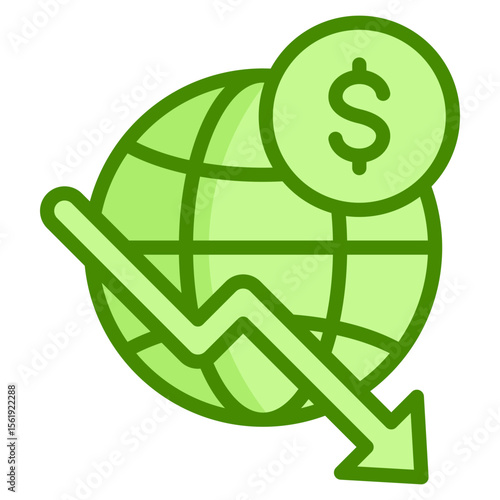 Economic Downturn Icon