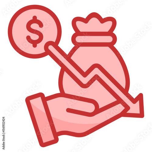 Financial Loss Icon
