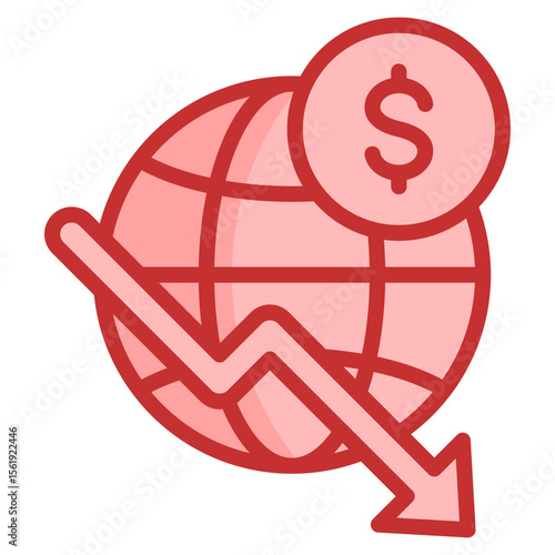 Economic Downturn Icon