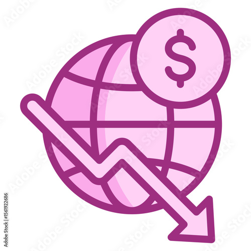 Economic Downturn Icon