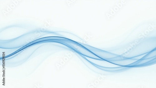 elegant blue lines curve