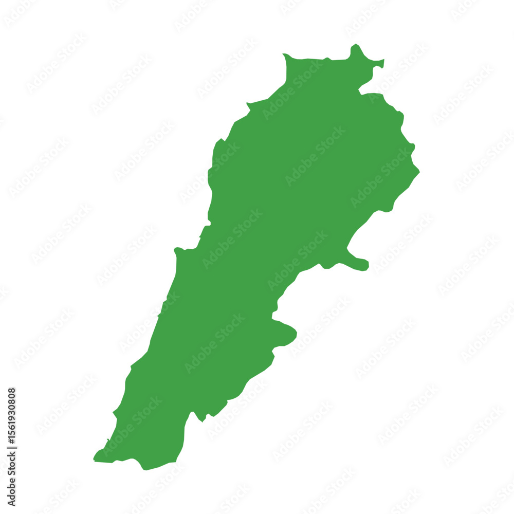 Lebanon Map Boundary Lebanon Map Boundary