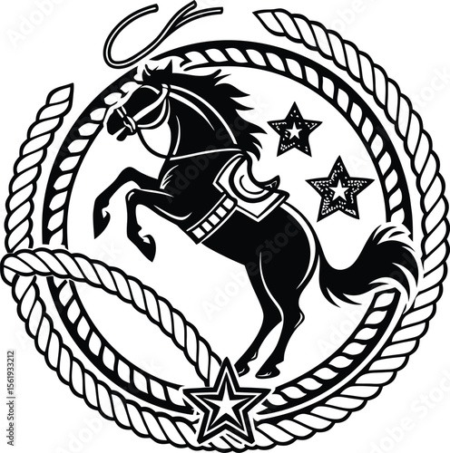 horse racing emblem