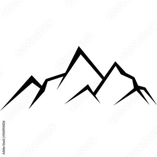 Mountain Silhouette Illustration