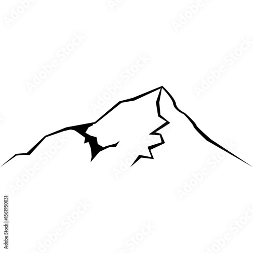 Mountain Silhouette Illustration