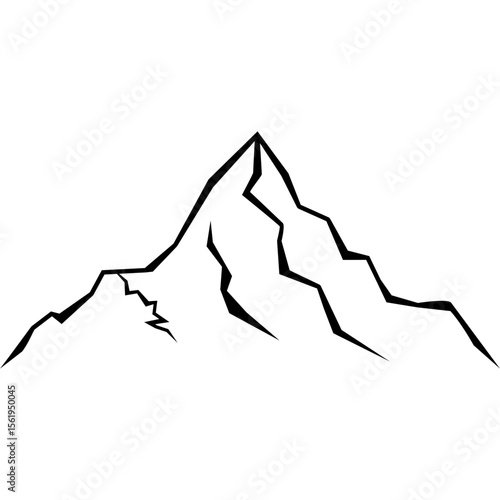Mountain Silhouette Illustration