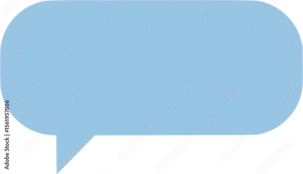 This image is a light blue speech bubble icon. It typically represents messaging, chat, conversation, communication, or comments. The background is white, and the icon is in a simple flat design style This image is a light blue speech bubble icon. It typically represents messaging, chat, conversation, communication, or comments. The background is white, and the icon is in a simple flat design style