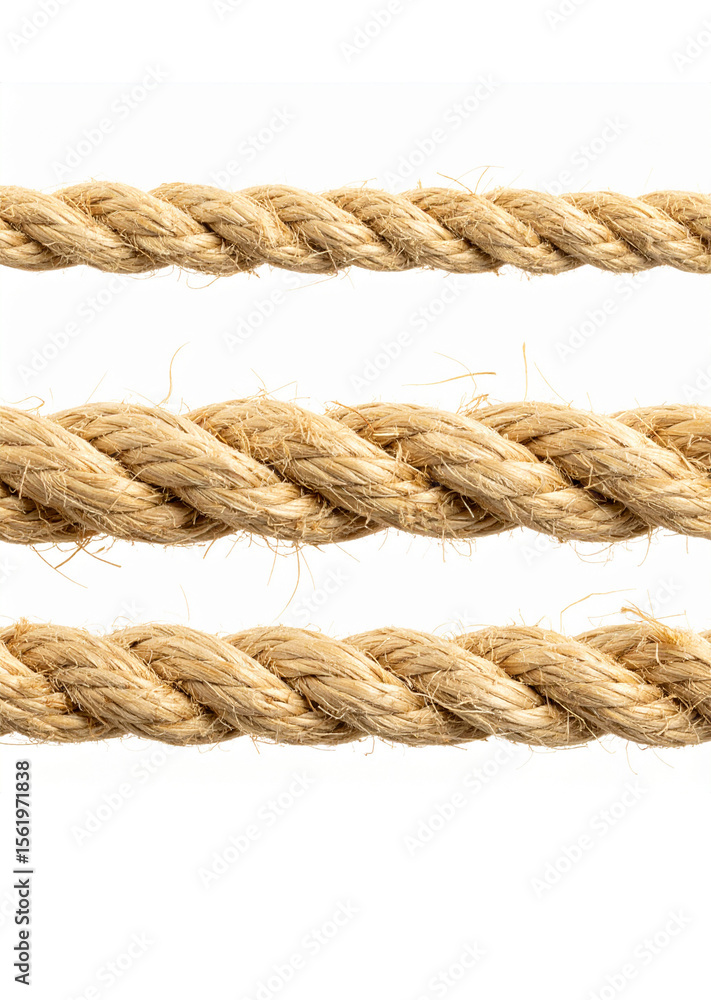 Brown Natural Fiber Rope Coiled Isolated on White Background – Eco-Friendly Material for Craft, Packaging, and Rustic Decoration Brown Natural Fiber Rope Coiled Isolated on White Background – Eco-Friendly Material for Craft, Packaging, and Rustic Decoration