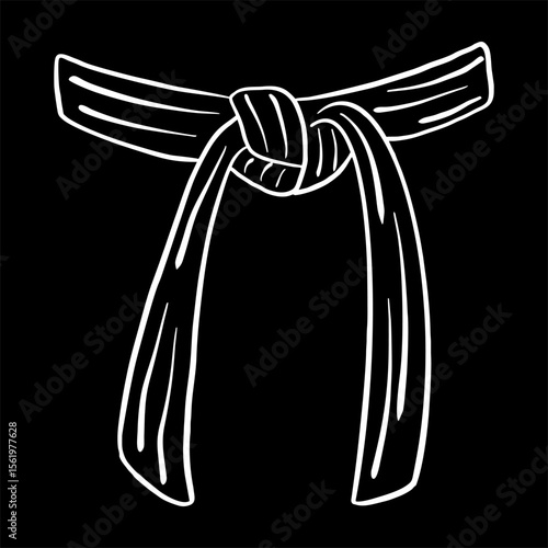 black belt logo vector karate taekwondo jiujitsu judo