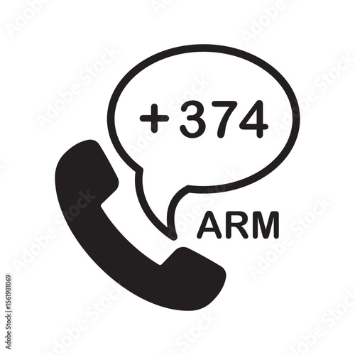 Armenia Phone Number Icon | Dialing Code