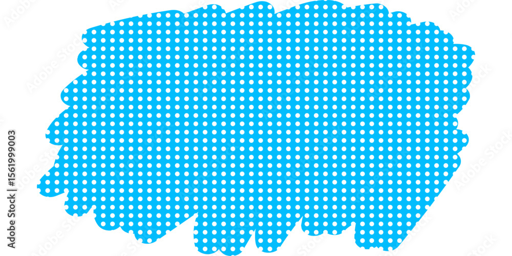 Fototapeta premium Colorful abstract background with white and blue color, halftone effect, dot pattern.