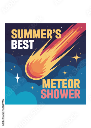 Summer Metero And Showers -Dates Vary T-Shirt Design