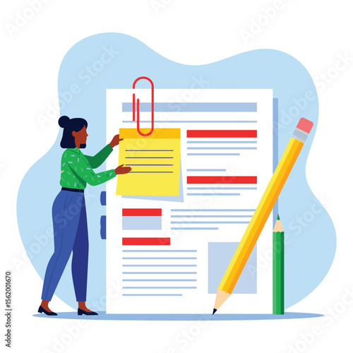Professional Editing Document with Notes