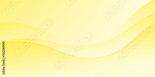 Abstract Soft Yellow Wave Background