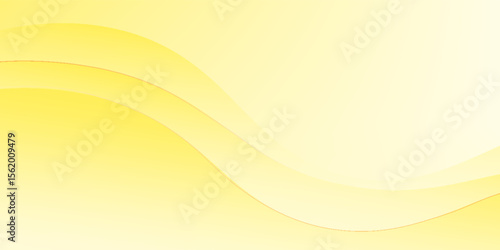 Minimalist Golden Gradient Curves. Vector EPS 10